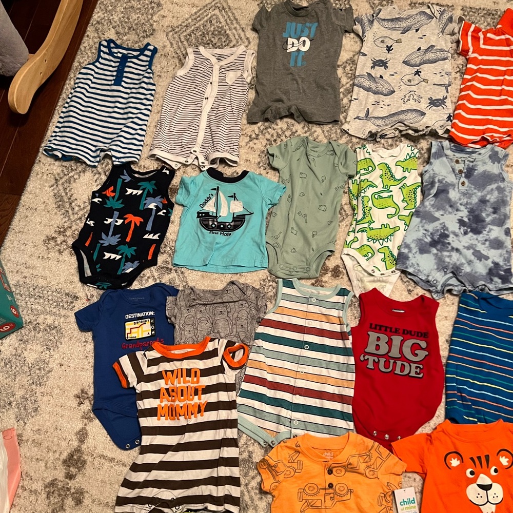 3-6 month summer boy clothes